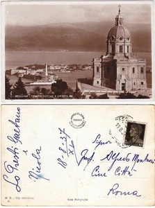 MESSINA - TEMPIO VOTIVO A CRISTO RE - VIAGG. 1937 -88935- - Foto 1 di 1