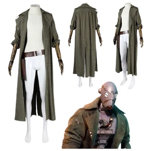 Star Wars Outlaws ND-5 Robot Outfits Cosplay Green Coat+Belt Halloween Carnival - Picture 1 of 78