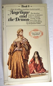 VTG HISTORICAL ROMANCE ANGELIQUE & THE DEMON SERGEANNE GOLON 1975 1ST Am PB - Bild 1 von 5