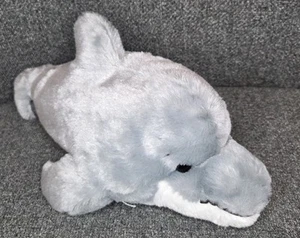Ganz Webkinz Bottlenose Grey Dolphin Plush Toy Stuffed Animal With Code HM220 - Picture 1 of 5