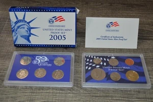 2005 United States Mint 11 Coin Proof Sealed in Case W/ COA & Box ! Very Nice ! - Picture 1 of 6