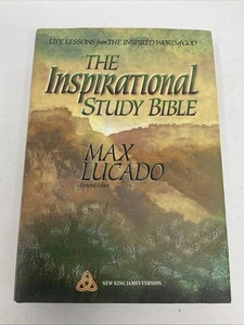 The Inspirational Study Bible Max Lucado, NKJV, New King James Version 1995 - Picture 1 of 7