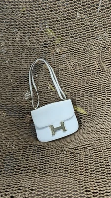 Hermès Constance 18 novas ferragens de ouro branco Swift - Imagem 1 de 4