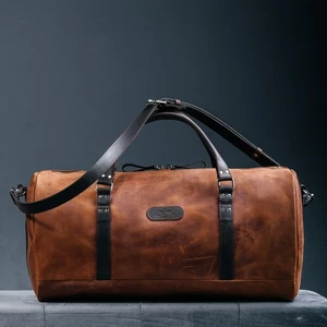 Genuine Leather Travel bag - Bild 1 von 24