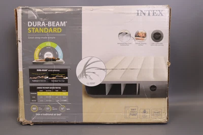 Cama de aire inflable de una sola altura Intex Dura-Beam serie estándar --- Completa Foto 1 de 3