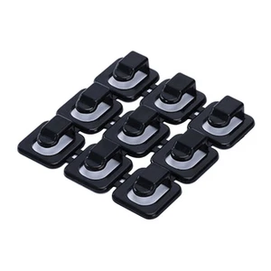 18 Pcs Network Cable Organizer Adjustable Cord Clips Self Adhesive - Afbeelding 1 van 12