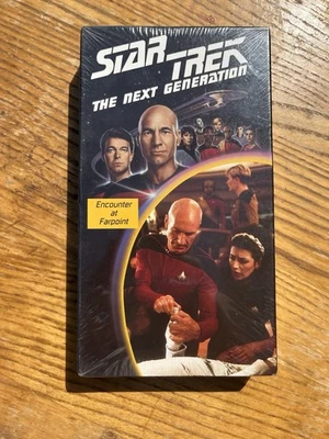 Star Trek Next Generation VHS Encounter at Farpoint Pilot Episode Sealed 1987 - Imagem 1 de 3