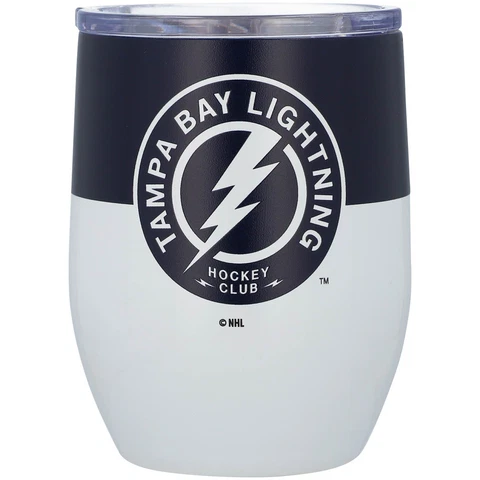 Tampa Bay Lightning 16oz. Colorblock Stainless Steel Curved Tumbler Cover