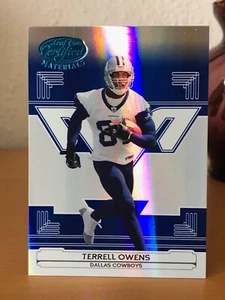 2006 Leaf Certified Materials Mirror Blue Dallas Cowboys No.40 Terrell Owens /50 - Bild 1 von 3