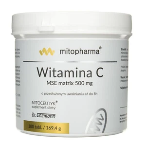 Dr Enzmann Vitamin C MSE matrix 500 mg 180 Tabletten - Bild 1 von 5