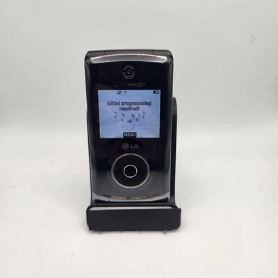 LG Chocolate 3 VX8560 Flip Phone (Verizon) - Black - ASIS #1512 - Image 1 of 4