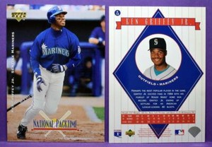 Ken Griffey Jr Seattle Mariners 1995 Upper Deck National Packtime Redemption #6