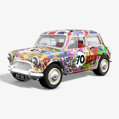 Collectors RLC Mattel Creations Matchbox x Mr Brainwash 1964 Austin Mini Cooper - Image 1 of 4