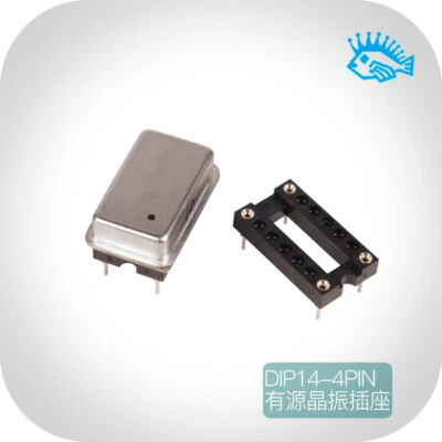 YINFONIC 2Pcs/20Pcs 4-pin active crystal oscillator round hole test socket VCXO&TCXO DIP4