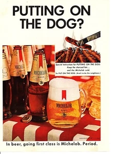 1967 MICHELOB BEER ~ ORIGINAL PRINT AD - Picture 1 of 1