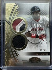 2023 Topps Tier One David Ortiz Dual Relic Card 15/25! Red Sox!