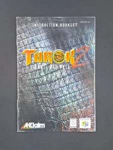 Turok 2: Seeds of Evil (Nintendo 64, 1998) MANUAL ONLY NO GAME - Picture 1 of 2