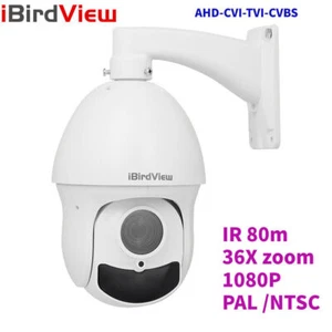 iBirdView SONY307 36X Zoom 1080P PTZ Speed Dome Camera AHD/CVI/TVI/CVBS IR 80m - Picture 1 of 12