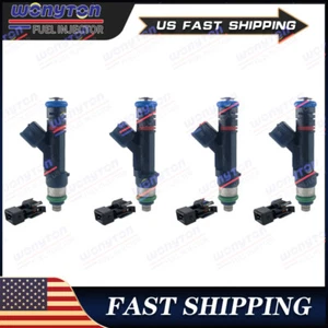 4x Inyectores de combustible Bosch EV14 actualizados para Jeep Wrangler Cherokee Dodge Dakota 2.5 - Imagen 1 de 6