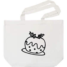 'Christmas Pudding' Tote Shopping Bag For Life (BG00066961)