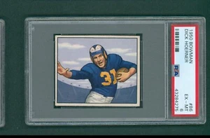 1950 Bowman Football Card - #86 Dick Hoerner, PSA 6 EXMT - Picture 1 of 2