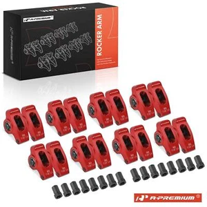 A-Premium Red 2024 Aluminum Roller Rocker Arm for Small Block Ford SBF 302 1.6 - Picture 1 of 10