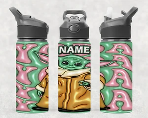 Botella de agua Star Wars personalizada con cualquier nombre Star Wars idea de regalo para fans - Imagen 1 de 11