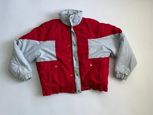 Vintage Subello Men’s Red White Ski Jacket SZ XL - Picture 1 of 6