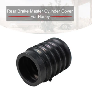Rear Brake Master Cylinder Cover For Harley Touring Street Glide Softail Deluxe - Picture 1 of 10