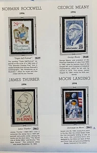 USA 1994. Lot 4 Briefmarken. Sc#2839,41,48,62. MNH - Bild 1 von 1