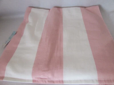 Kassatex Striped Cabana Kassa Beach Or Bath Towel 40" x 70" Coral & White Soft - Image 1 of 4