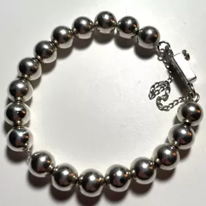 Vintage Silpada Sterlingsilber Perlen Kugel Armband 7,25" Länge - B28 - Bild 1 von 8