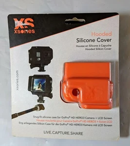 XS Xsories Hooded Silicone Cover Go Pro HD Hero 3 Cover - Orange - Picture 1 of 2