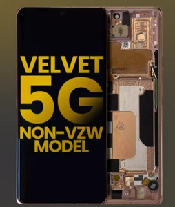 LG Velvet 5G OLED LCD Display Assembly With Frame (Non-Verizon 5G UW Frame) ✅USA - Picture 1 of 3