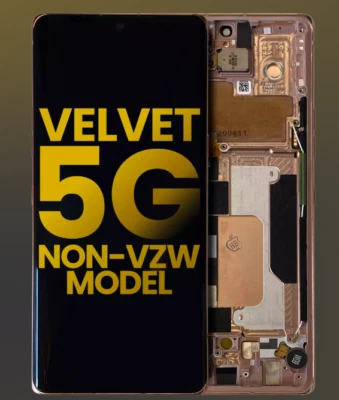 LG Velvet 5G OLED LCD Display Assembly With Frame (Non-Verizon 5G UW Frame) ✅USA - Image 1 of 3