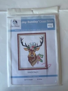 Joy Sunday Cross Stitch Kit - Deer 6 - DA626 - Imagen 1 de 3