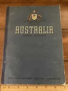 Australia Official Handbook 1941 National Publicity Association VINTAGE Almanac - Imagen 1 de 5