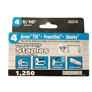 Surebonder 5/16" #4 Heavy-Duty Staples 55516 - Picture 1 of 2