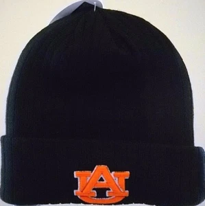 AUBURN TIGERS CAPPELLO BERRETTO SLITTINO UNISEX ADULTO 2 LOGO RICAMATO POLSINO BLU MAGLIA - Foto 1 di 3