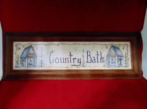 LANDBAD SCHILD ~ BEREIT ZUM AUFHÄNGEN ~ 23" X 8 1/2" ~ NUR $3,00 ~ ~ ICH NEHME PAYPAL ~ ~ - Bild 1 von 2