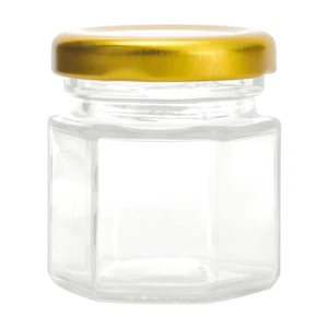 20PCS/SET 45ml Glass Mini Jam Jars Airtight Preserve Honey Small Jar With Lids - Picture 1 of 13