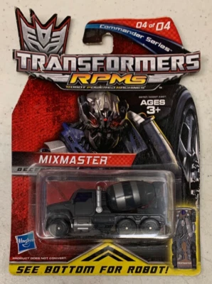 Transformers RPMs Decepticon Mixmaster Commander Series Toy Car Sealed 2009 - Image 1 of 2