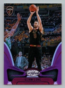 Espejo púrpura certificado Kevin Love #16 Cleveland Cavaliers 17/49 - Imagen 1 de 2