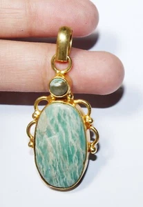 Rainbow And jasper Gemstone Handmade Pendent Jewelry Pendant Size 2 Inches - Picture 1 of 5