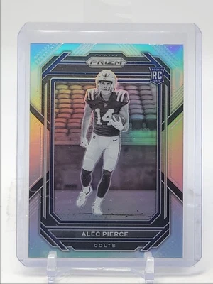 ALEC PIERCE 2022 PANINI PRIZM ROOKIE SILVER VARIATIONS COLTS RC Q5190 - Image 1 of 2