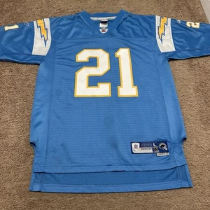 Reebok Youth Large LaDanian Tomlinson 21 Chargers Powder Blue Jersey Length +2 - Picture 1 of 8