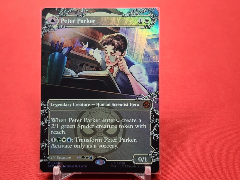 Peter Parker (0208) (Borderless) Marvel's Spider-Man Foil NM - Image 1 of 1