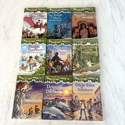Magic Tree House Book Set by Mary Pope Osbourne Bundle Books #1-7,9-10 Paperback - Image 1 of 4