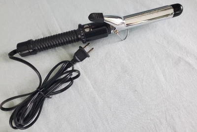 Conair Curling Iron CD87 Black & Silver 1-inch Instant Heat Electric - Image 1 of 4