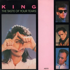 King (Paul) Taste of Your Tears 7" vinyl UK Cbs 1985 pic sleeve A6618 - Picture 1 of 3